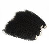 Afro Curly Tape in Hair Extensions Human Hair 18 Inch