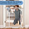 41" Extra Tall Indoor Dog Gate,30-49.2" Wide Heavy Duty Pet