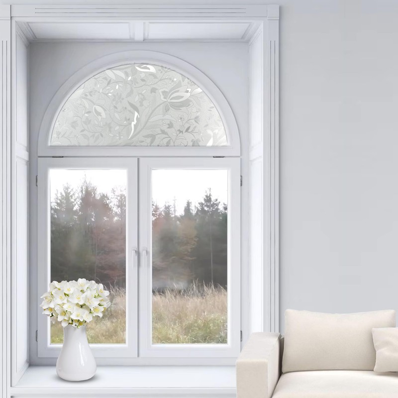 Autotech Park Precut Custom Arched Window Film, Floral Series 5