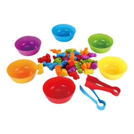 Children Counting Toy Toxic Free Educational Matching Game Kids Color Sorting Toy for Girls Boys Preschool Learning Animal Cognition