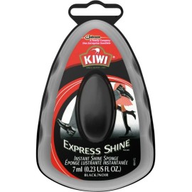 Kiwi Express Shine Black Sponge, 0.2 US fl. oz. (Pack of 3)