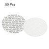 PATIKIL 63mm/2.48" Foam Lid Liner, 50Pack PS Foam Resistant Tamper