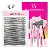 Lash Clusters Kit 280 Pcs DIY Individual Cluster Lashes D