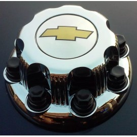 After 2 New Chevy Express Van 2500 3500 Silverado CHROME Center Hub Caps 8 lugs wheel