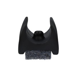GleitGut 4 x clamping gliders for cantilever chair felt glides for swing chair round tube black with pin 10 mm