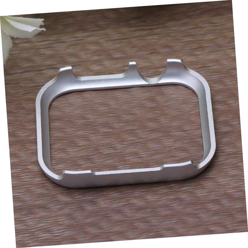 KONTONTY Iwatch4 44mm Watch Band Protective Case Aluminum Metal Frame