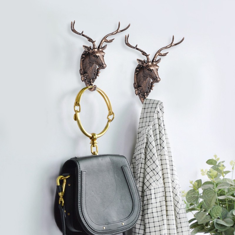 Resin Animal Shape Bathroom Wall Towel Hanging Hook Coat Hat