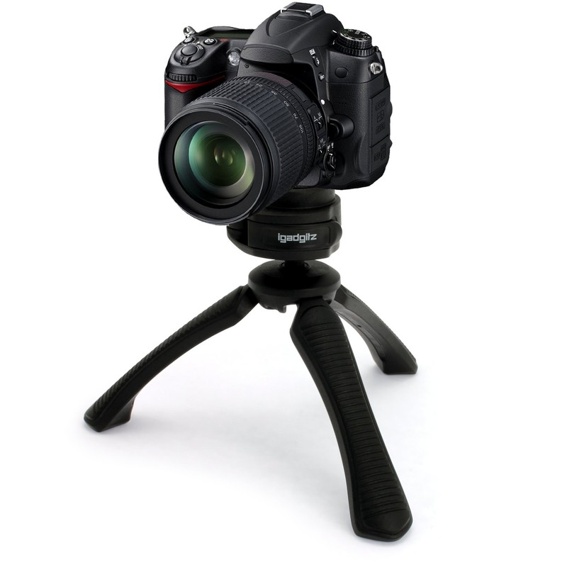 iGadgitz U4857 (PT310) Mini Lightweight Table Top Stand Tripod and