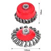 125 mm Wire Brushes for Angle Grinders, M14 125 mm