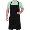 LEFUNDA® Waterproof Apron with 3 Pockets, Adjustable BBQ Apron with