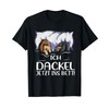 Dog Pyjamas with German Text "Ich Dachshund jetzt im Bett