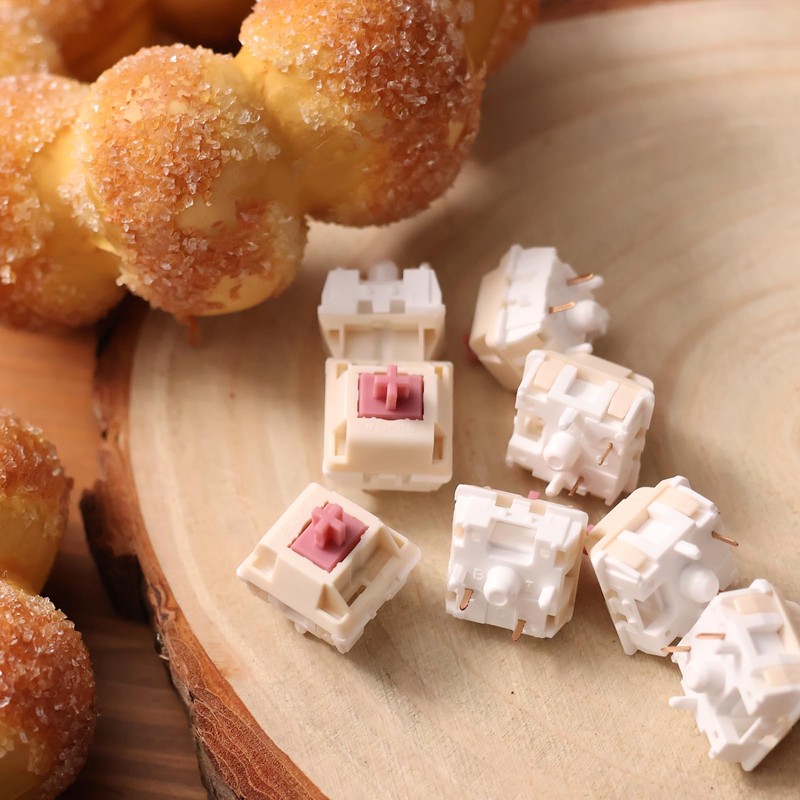 iRocks Berry Switches, Linear, Smoothy Pre-Lubed Actuation, 5pin, with POM