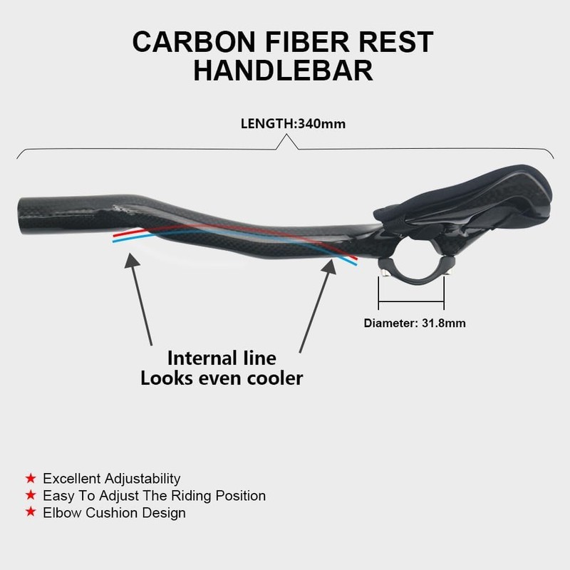 RXL SL Aero Handlebar Attachment Triathlon Handlebar Attachment Carbon Handlebar