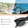 CARFIA Acetate Polarized Sunglasses for Women Small Face - AntiGlare