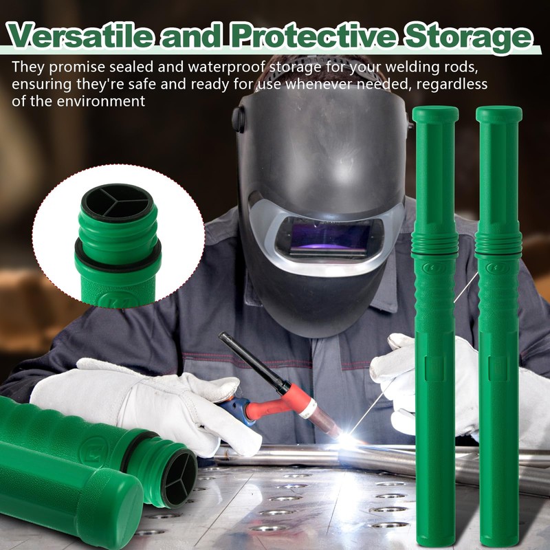 Tandefio 4 Pcs Welding Rod Storage Tube 40 Inch Tig