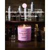 M&SENSE M&SENSE Tobacco Leather Berries Scented Candles, Heavy Scented Candles,Vegan