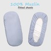 Bisoo 16x32 in / 40x80 cm - 100% Muslin Fitted