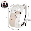 CUBY Baby Carrier for Newborns, Breathable Double Zip, Ergonomic Leg