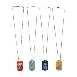Peanuts Dog Tag Necklaces - 12 Pc.