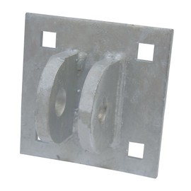 Dock Edge Floating Dock Heavy Duty Male T Connector, Galvanized