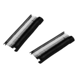sourcing map 2500 Pcs J Hook Fasteners, 15mm Black Tagging Gun Refill Fasteners Standard Tagging Barb Fasteners Plastic for Clothing Hanging Fine Stitch Price Refills Tag Label