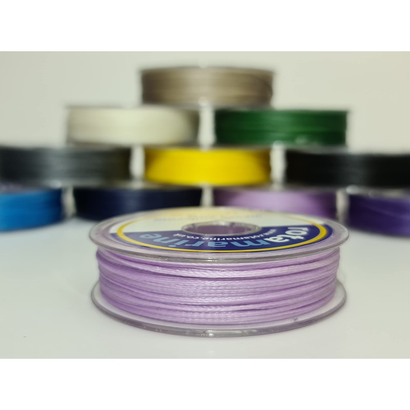 Whipping Twine 1mm 25mt Polyester Waxed Thread Spool (Grey)