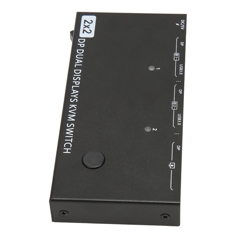DisplayPort KVM Switch 2 In 2 Out 8K 30Hz 4