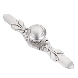 YCSJ Round Nobs with Backplate - 5 Pack (1-1/4” Knob and 5-4/5” Plate), Modern Gunmetal Knobs for Kitchen Cabinets Pulls, Decorative Dresser Knobs, Bathroom Door Nobs, Bedroom Closets Pulls