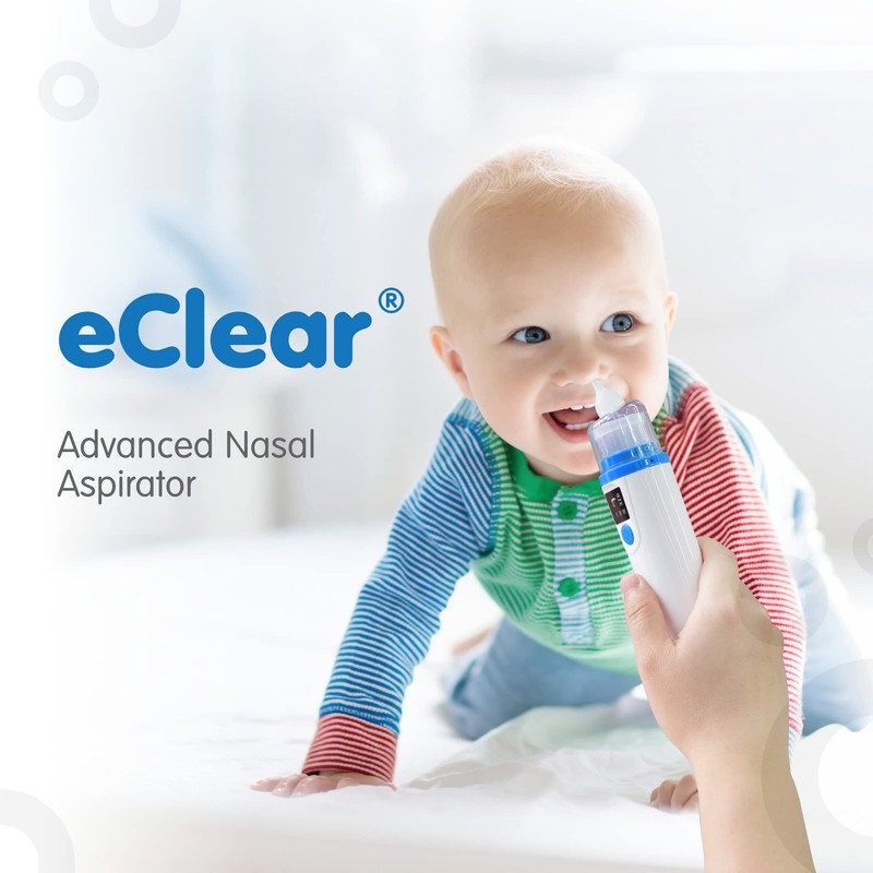 Elepho eClear Advanced Baby Nasal Aspirator. Easy-to-Use with Overflow Protection