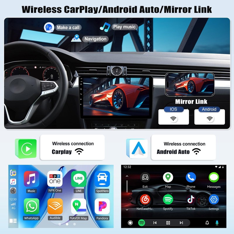 [2G+64G] Android 15 Car Stereo for Mazda MX-5 Miata 2006-2015