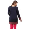 Maple Clothing Túnica corta con estampado de Kurti indio para