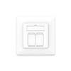 DIGITUS CAT 6A Class EA Junction Box, Shielded 2 x