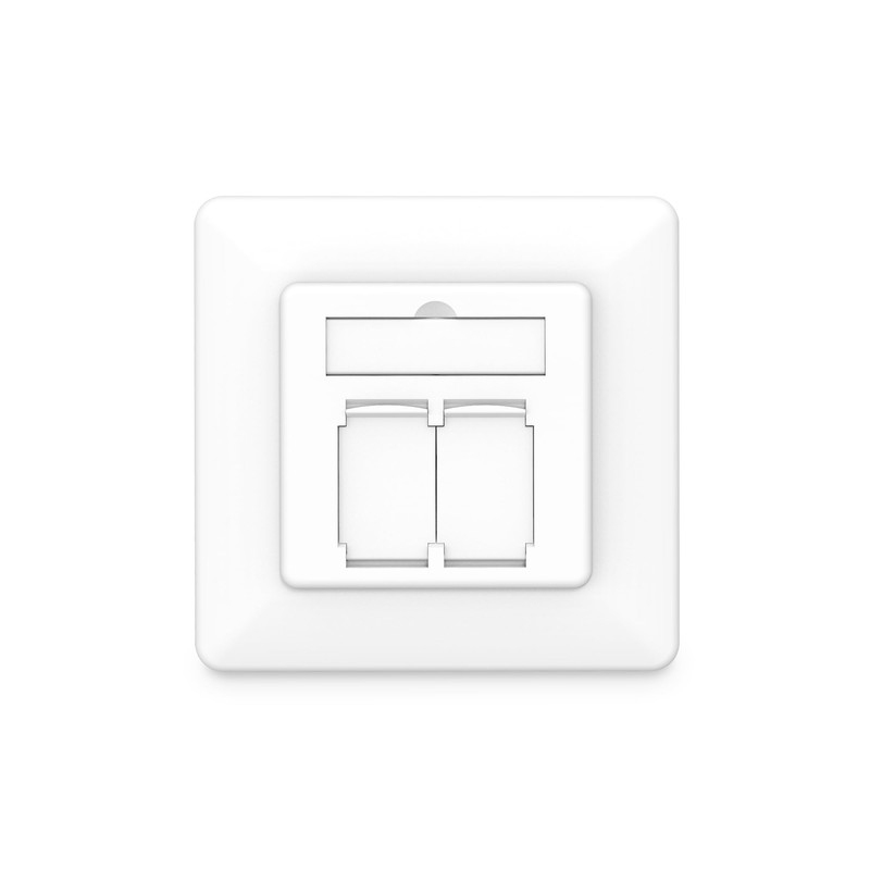 DIGITUS CAT 6A Class EA Junction Box, Shielded 2 x