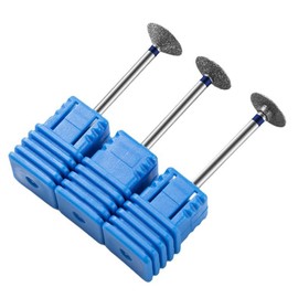3 Pcs Sanding Disc Nail Drill Bits for Acrylic nails and cuticle Care nail bits for nail Drill, cuticle bit for nail Drill Grinding Head nail Art Tools - Essential manicure and Pedicure Supplies