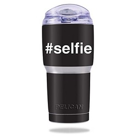 MightySkins Skin Compatible with Pelican Tumbler 22 oz – Selfie 2 | Protective, Durable, and Unique Vinyl Decal wrap Cover | Easy to Apply, Remove, and Change Styles | Made in The USA