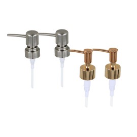 KONTONTY 4pcs Plastic Press Pump Heads Replacement for Pump Dispenser for Home Kitchen Bathroom