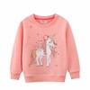 HSTiSan Toddler Girls Cotton Sweatshirt Pullover Sweater Little Kids Long