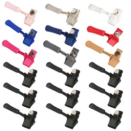 Pack of 18 Zip Zip Repair Kit, Repaired Zip Replacement Zipper, Interchangeable Zipper, 3 Sizes Available, Suitable for Various Zippers