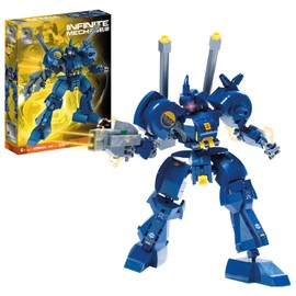 Sherwood Store Mecha Robot Kit Compatible with Main Brands - 4 Sets Inspired by Comics Such as Gundam and Warriors Chinese Culture (SSRM03 - Mecha Thunderbolt Juggernaut)