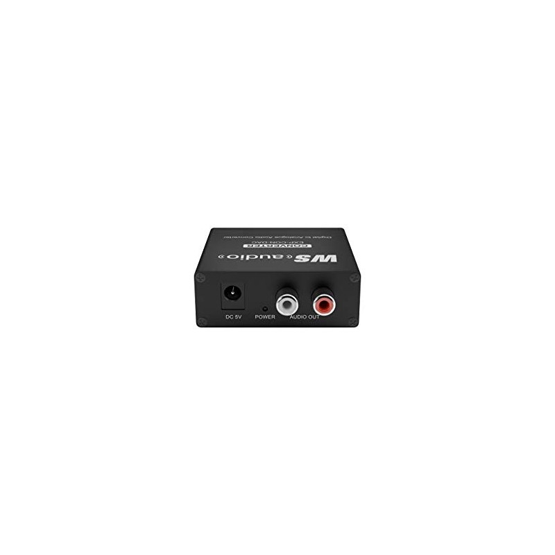 WyreStorm EXP-CON-DAC Black Audio Converter - Audio Converter (5V, 5W,