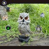 Ugold Solar Powered Owl with Motion Detection, Silent Mode, Flashing