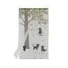 Narumikk 09-010 Double Swing Cat Noren, Size: 33.5 x 59.1