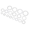 470Pcs Sealing Washer Aluminum Alloy Round Flat Washer Assortment Kit