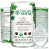 Natural Nutra Organic Vegan Plant Based Soy Protein Source Powder,