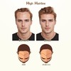 Meiverah Frontal Hairpiece for Men Light Brown Hair Extension Hairline