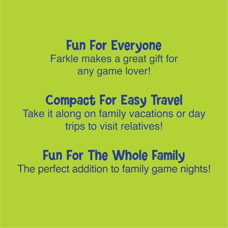 Farkle Classic Dice Game – Kids, Family Games, Travel Game,