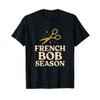 French Bob Haircut Style Aesthetic Hairdresser T-Shirt