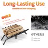 taiheis 30’’ Fireplace Grate，1Pack Fireplace Log Grate with 6 Support