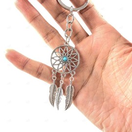 Lucky Dream Catcher Keychain Keyring Car Decoration Accessory Metal / 행운 드림 캐쳐 열쇠고리 키링 차량 꾸미기 소품 금속