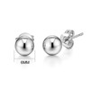 Philip Jones Silver Plated Ball Stud Earrings